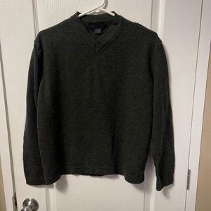 lungarno wool womens v neck long sleeve Size Xl